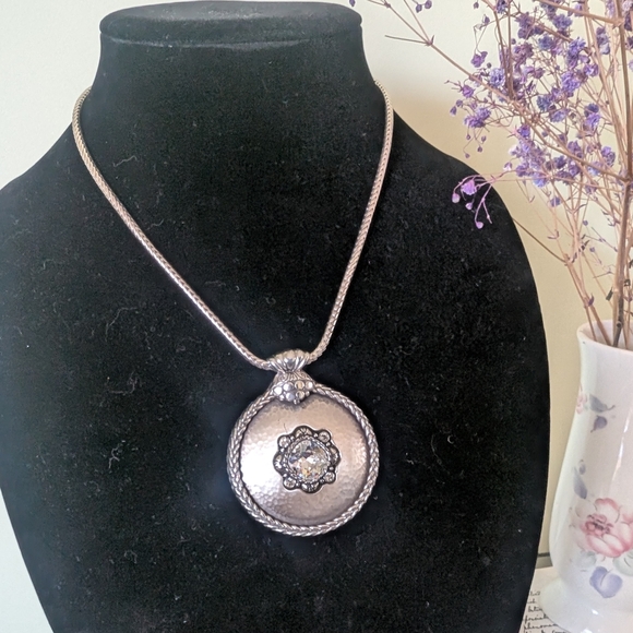 Brighton Jewelery Silver Pendant Necklace - Picture 9 of 14
